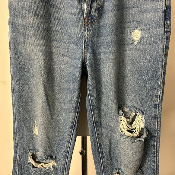 PacSun EUC Ripped Frayed Straight Jeans - Picture 5 of 14